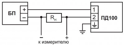 Схема подключения ПД100-ДИ-111