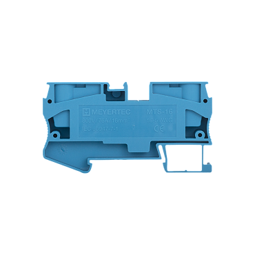 MTS-16BL Клемма пружинная проходная, 16 мм², синяя