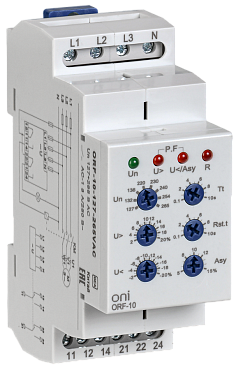 ORF-10 3 фазы 2 контакта 127-265В AC с контролем нейтрали ONI