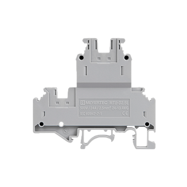 MTU-D2.5L Клемма винтовая двухуровневая удлиненная, 2.5 мм²