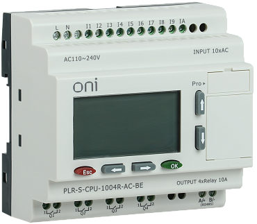 PLR-S. CPU1004(R) 220В AC с экраном ONI