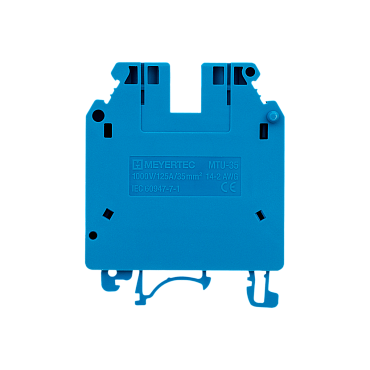 MTU-35BL Клемма винтовая проходная, 35 мм², синяя