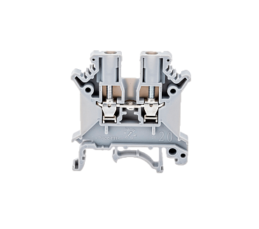 MTU-2.5 Клемма винтовая проходная, 2.5 мм², серая