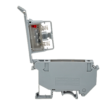 MTU-4F220 Клемма с держателем предохранителя, 4 мм², индикация 220В