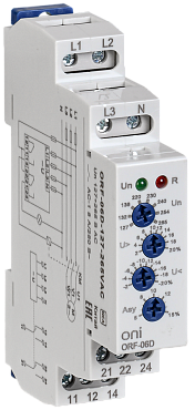 ORF-06D 3 фазы 2 контакта 127-265В AC с контролем нейтрали ONI