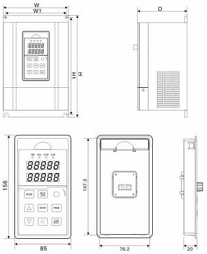 Kinda KD330 преобразователь частоты