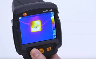 Тепловизоры Testo 865, 868, 871, 872. Включение и основные операции