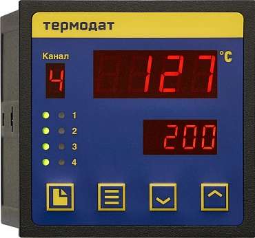 Термодат 13К6/4УВ/1В/4С/1Р/485 - ПИД-регулятор температуры