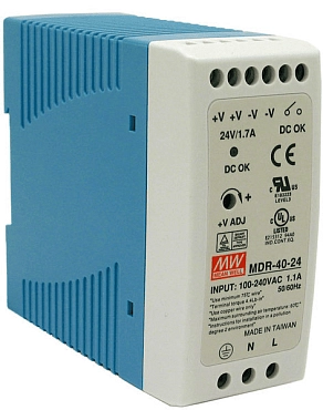 MDR-40-24 - блок питания AC-DC на DIN-рейку 40Вт