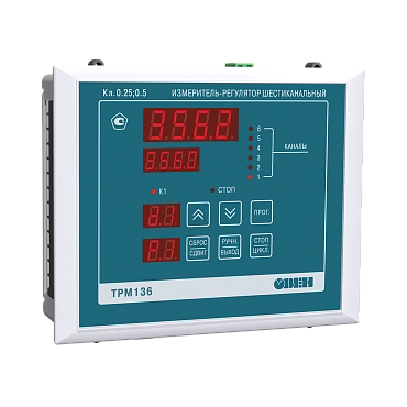 ТРМ136-Р.Щ7 - универсальный измеритель-регулятор 6-ти канальный