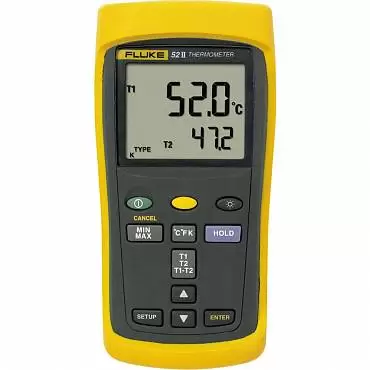 Fluke 52 II - двухканальный цифровой термометр