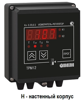 ТРМ12-Н.У.С - измеритель ПИД-регулятор для управления задвижками и трехходовыми клапанами