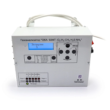 ОКА-92МТ-O2-H2-CH4-H2S-NH3-И21 - газоанализатор стационарный